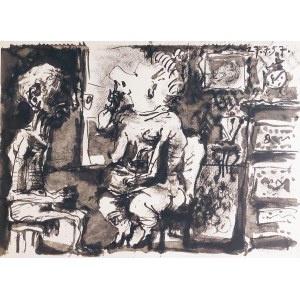 Pablo Picasso (1881 - 1973), Z cyklu Toros y Toreros, 1961