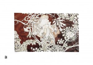 Alphonse Mucha (1860 - 1939), Woman with a Daisy