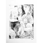 Pablo PICASSO (1881 - 1973), Woman at her Toilette and Man with a Rembrandt Hat