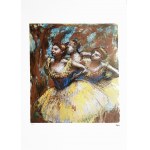 Edgar Degas (1834 - 1917), Three Dancers (Yellow Skirts, Blue Blouses)