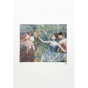 Edgar Degas (1834 - 1917), Tancerka z tamburynem