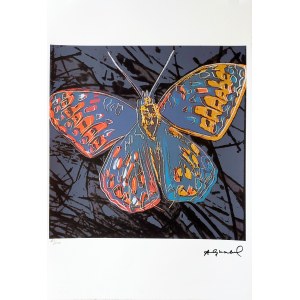 Andy Warhol (1928 - 1987), Silverspot Butterfly, z serii Zagrożone gatunki