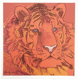 Andy Warhol (1928 - 1987), Siberian Tiger, z serii ''Zagrożone Gatunki''