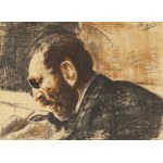 Leon Wyczółkowski (1852 Huta Miastkowska - 1936 Warsaw), Portrait of Feliks Jasieński ("Manggha"), 1903
