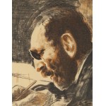Leon Wyczółkowski (1852 Huta Miastkowska - 1936 Warsaw), Portrait of Feliks Jasieński ("Manggha"), 1903