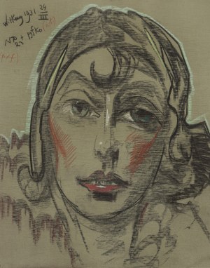 Stanisław Ignacy Witkiewicz \ Witkacy (1885 Warszawa - 1939 Jeziory na Polesiu), Portret Neny Stachurskiej, 1931