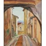 Simon (Shamay) Mondzain (Mondszajn) (1890 Chelm - 1979 Paris), "Street in Sollies-Ville" ("Une Rue a Sollies-Ville"), 1950