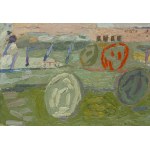 Stanisław Fijałkowski (1922 Zdołbunów na Wołyniu - 2020 Łódź), Pejzaż ze Świdnicy, około 1950