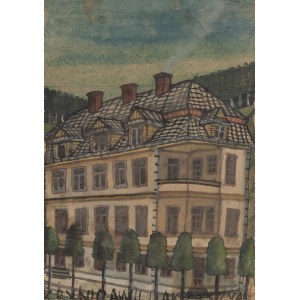 Nikifor Krynicki (1895 Krynica - 1968 Folusz), Willa w Krynicy, lata 60. XX w.