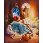 Wojtek Siudmak (b. 1942, Wieluń), "Princesse du feu sacre," 1983.