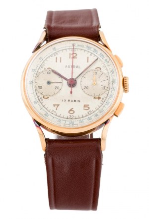 Watches - Astral chronograph bicompax 1950s c...