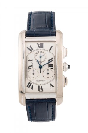 Watches - Cartier Tank American chronograph years 2...