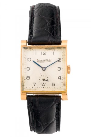 Watches - Eberhard & Co shaped 1950s winding...