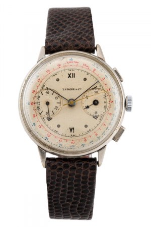Watches - Lebois & Co chronograph bicompax oversiz...