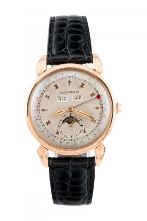 Watches - Movado triple date moonphase anni '40 re...