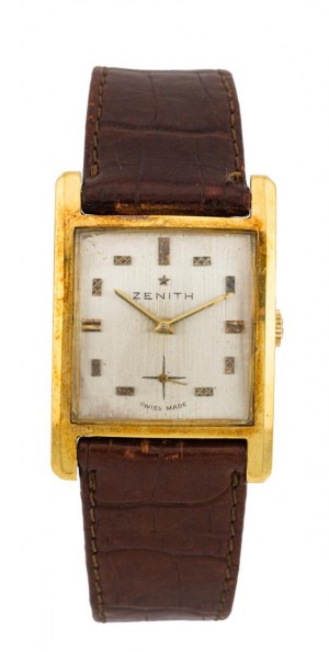 Watches - Zenith shaped 1950s manual winding...