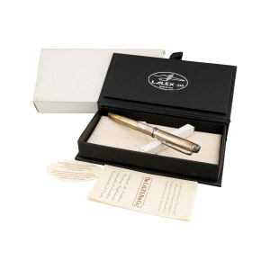 Pens - Lalex. Penna stilografica in argento 925 co...
