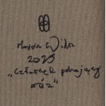 Marcin Wilk (nar. 1978, Bydgoszcz), Muž tlačící vozík, 2025