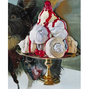 Izabela Apanańska (ur. 1976, Łódź), The creature Philemon and meringues, 2025