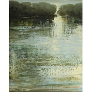 Jagoda Kaczmarczyk-Hudzik (b. 1966, Krakow), Vistula Landscape CXIV, 2025.