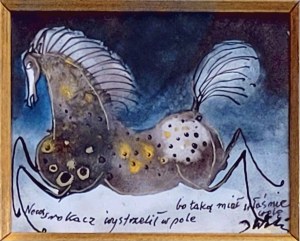 Jozef Wilkoń, Magpie launched into the field