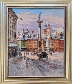 Witold Hackenberg, Warsaw Castle Square (excerpt).