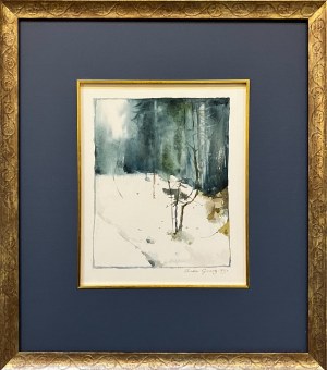 Jerzy Duda-Gracz, Winter Landscape (1979)