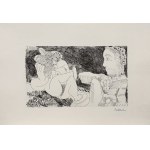 Pablo Picasso (1881-1973), Zestaw 2 litografii „Dżentelmen i Dama z cyklu „347, 1977