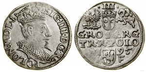 Polsko, trojak, 1595, Olkusz