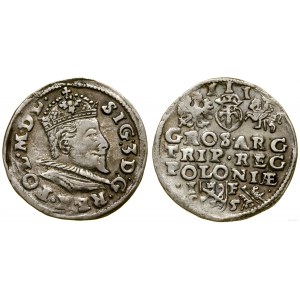 Polonia, trojak, 1595, Lublino