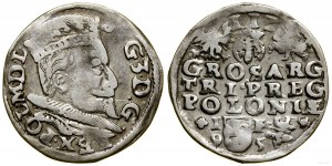 Polsko, trojak, 1595, Lublin