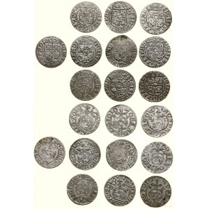 Polska, zestaw 10 x półtorak, 1620, 1621, 5 x 1623, 1624, 2 x 1627, Bydgoszcz