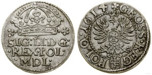 Polsko, penny, 1614, Krakov