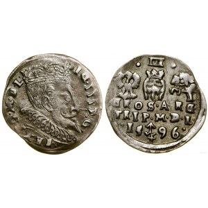 Polska, trojak, 1596, Wilno