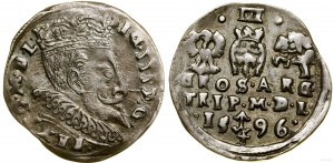 Polsko, trojak, 1596, Vilnius
