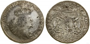 Polska, złotówka (30 groszy), 1762, Gdańsk