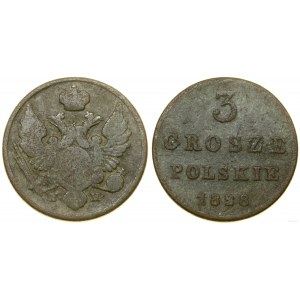 Polska, 3 grosze polskie (trojak), 1828 FH, Warszawa
