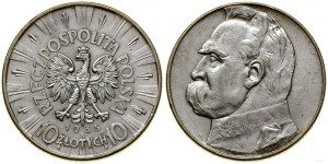 Polsko, 10 zlotých, 1935, Varšava