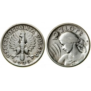 Polonia, 2 zloty, 1925, Londra