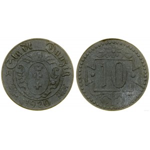 Polska, 10 fenigów, 1920, Gdańsk