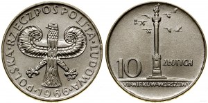 Polsko, 10 zlotých, 1966, Varšava
