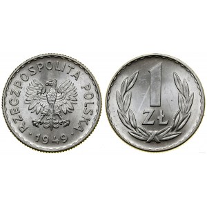 Polska, 1 złoty, 1949, Warszawa