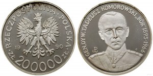 Polsko, 200 000 PLN, 1990, Varšava