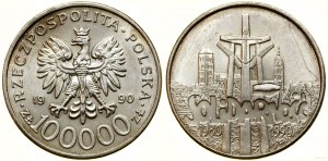 Polsko, 100 000 PLN, 1990, USA