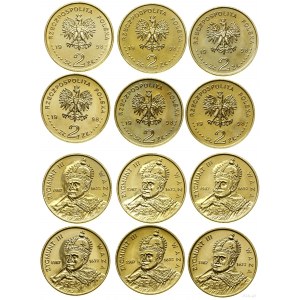 Polska, lot 6 x 2 złote, 1998, Warszawa