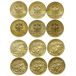 Polska, lot 6 x 2 złote, 1998, Warszawa