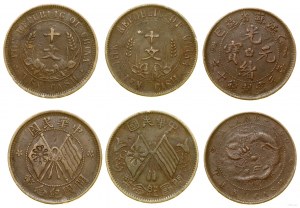 China, set of 3 coins