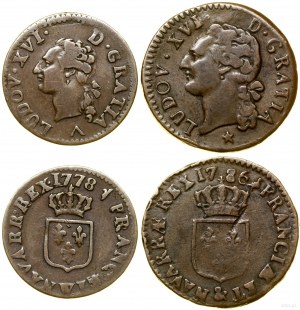 France, lot of 2 coins