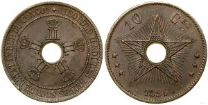 Congo, 10 centimes, 1894, Brussels