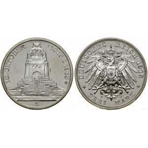 Niemcy, 3 marki, 1913 E, Muldenhütten